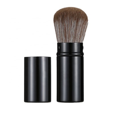 Professional 2 Pcs Flexible Cosmetic Powder and Blush  Makeup Brush Set