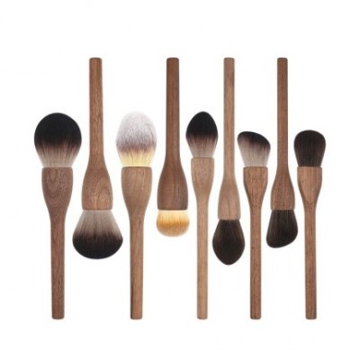 Wooden Handle Blush Foundation Contour  Brush For Makeup Brushes Set