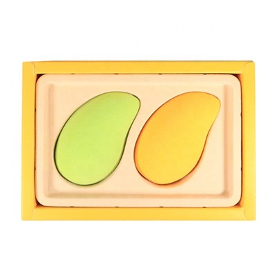 Factory Price Mango Beauty Egg Makeup Sponges Soft Wet And Dry Cosmetic Sponge Egg