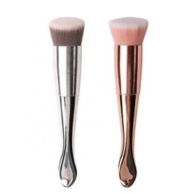 Private Label Single Powder Foundation Blush Brush Face Makeup Brush